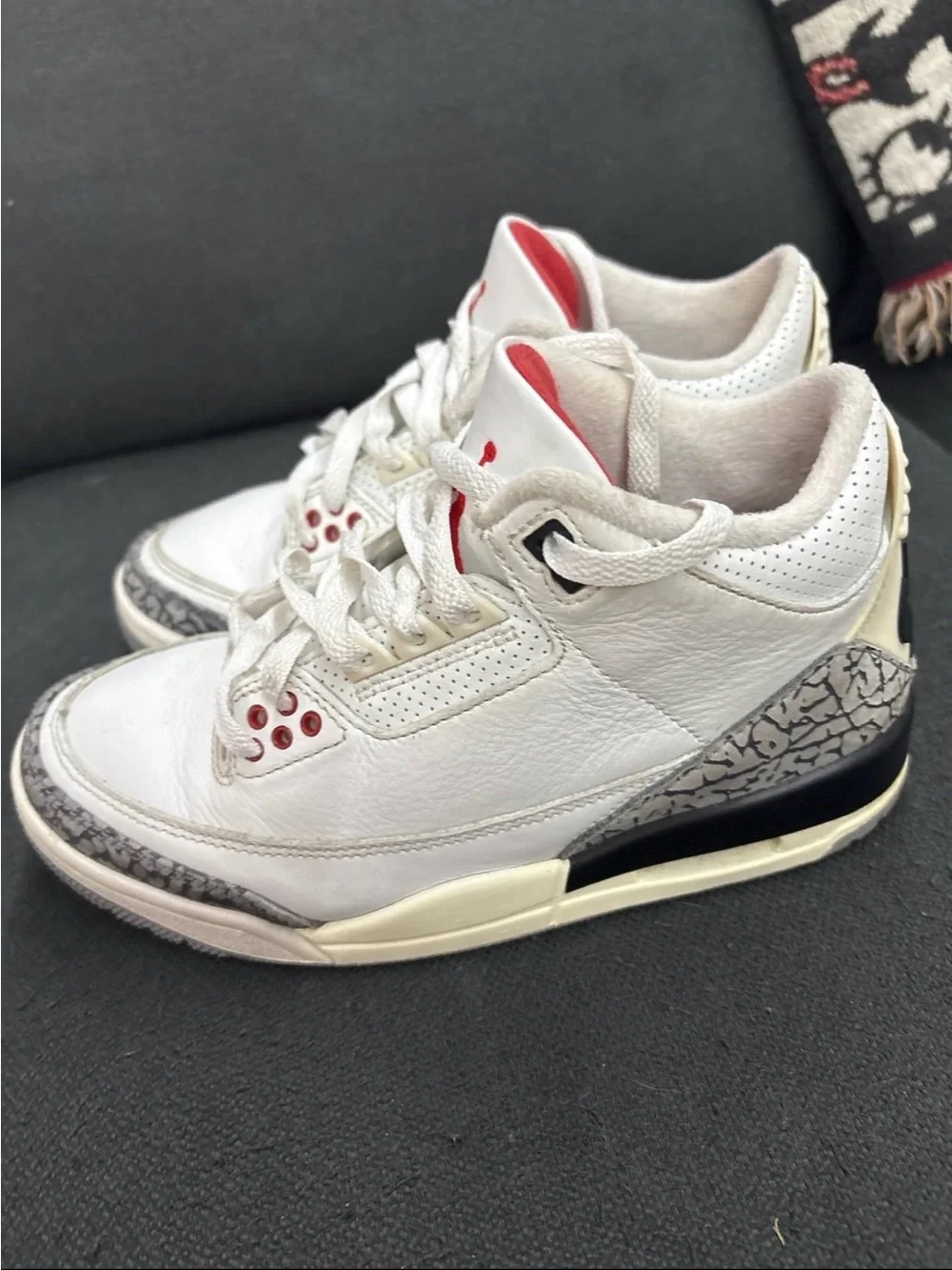 Jordan 3 Retro White Cement '88 Dunk Contest (2013) size Y4